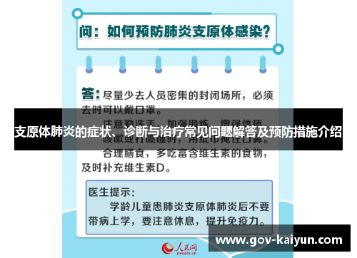 支原体肺炎的症状、诊断与治疗常见问题解答及预防措施介绍