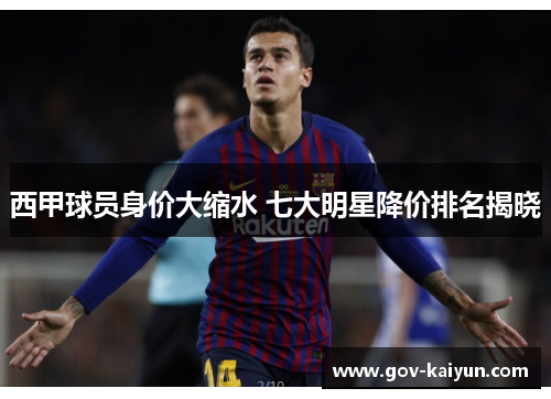 西甲球员身价大缩水 七大明星降价排名揭晓